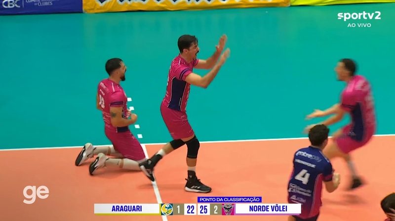 Norde Vôlei conquista acesso à Superliga Masculina com vitória sobre Araguari