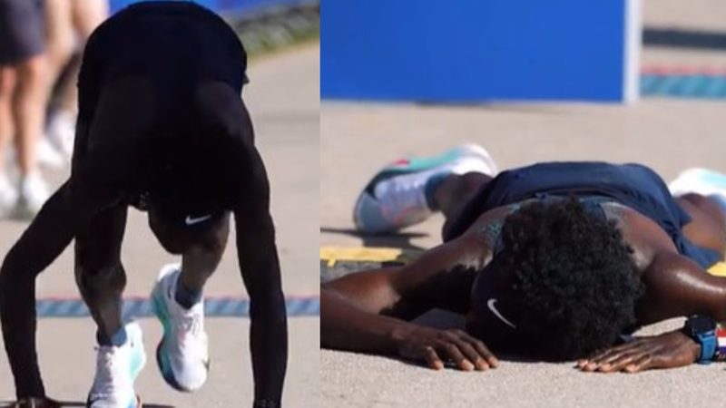 El maratón de Annecy sorprende con la llegada surrealista de Reuben Siwa