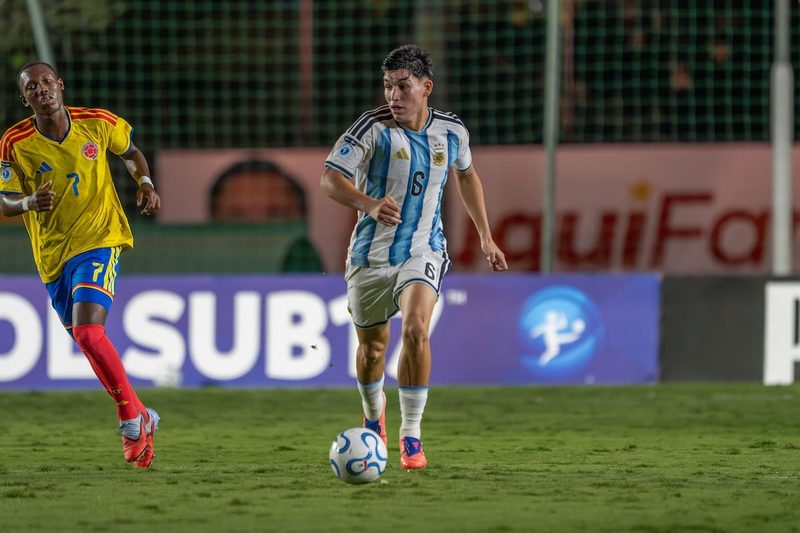 Colombia humilla a Argentina en la final del Sudamericano Sub 17 y deja tres expulsados