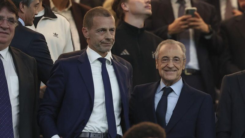 Florentino Pérez y Aleksander Ceferin se reúnen en un momento clave para el fútbol