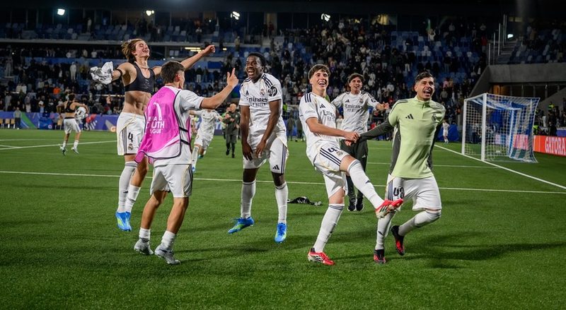 Real Madrid conquista a UEFA Youth League pela segunda vez em emocionante final