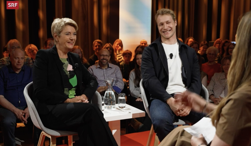 Ski-Geständnis von Keller-Sutter sorgt für Schmunzeln bei Odermatt