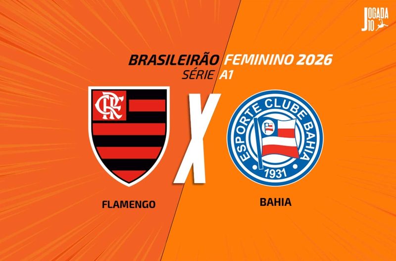 Flamengo busca vitória contra Bahia em duelo decisivo no Brasileirão feminino