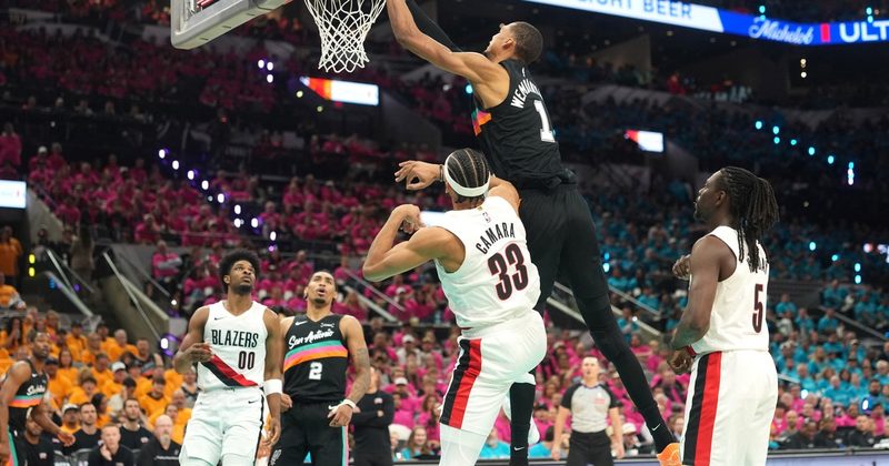 Wembanyama brilla en su debut en Playoffs y lleva a Spurs a una victoria contundente