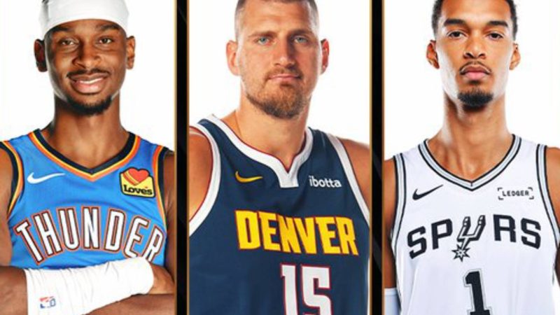Shai, Jokic y Wembanyama se disputan el MVP, Doncic queda fuera de la contienda