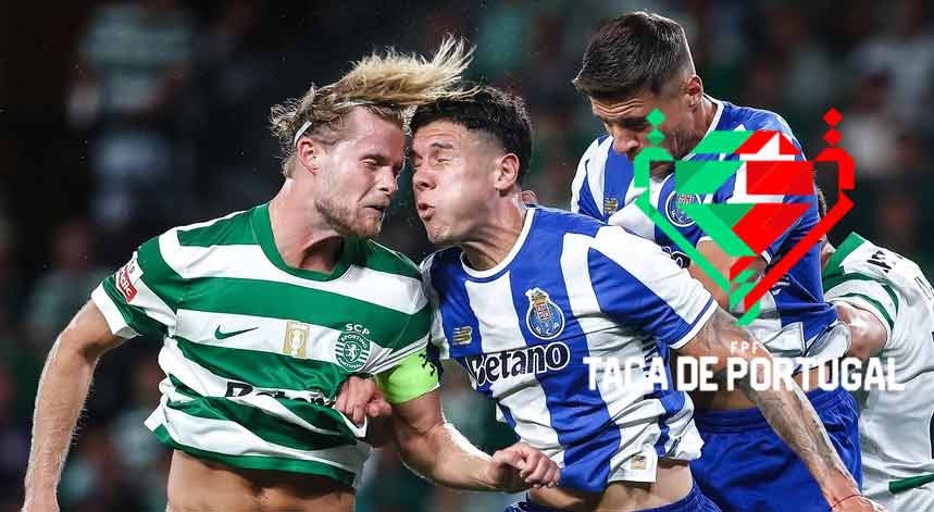 Sporting enfrenta FC Porto em busca de reverter desvantagem nas meias-finais da Taça