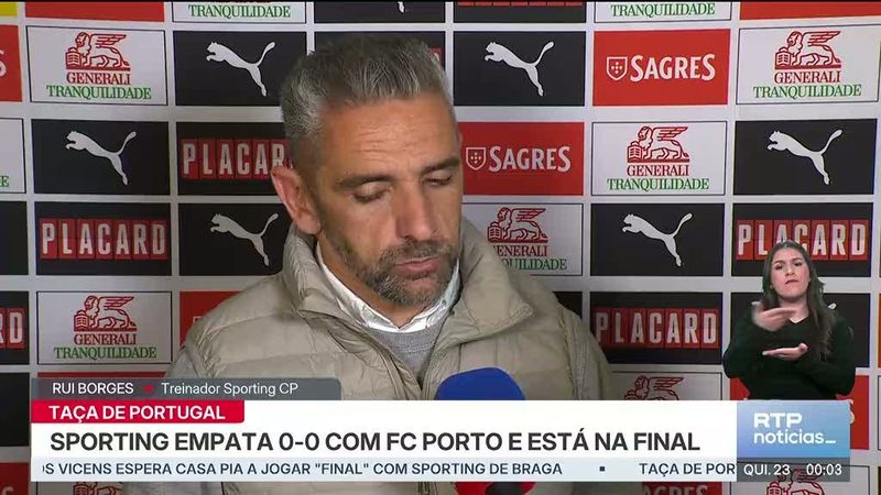 Farioli critica arbitragem e Rui Borges exalta união do Sporting após clássico