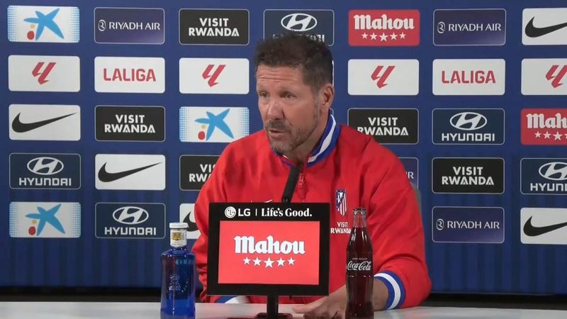 Simeone defiende al Atlético de Madrid ante acusaciones de adulterar LaLiga