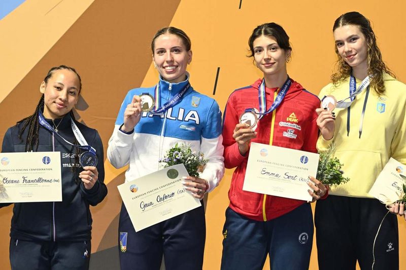 Caforio trionfa nella spada, l'Italia sfiora il podio nel fioretto agli Europei Under 23