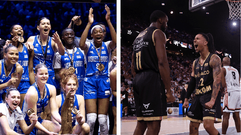 Basket Landes et l'AS Monaco triomphent en Coupe de France