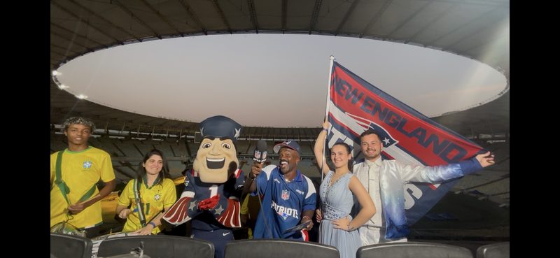 New England Patriots escolhem jogador no Draft da NFL direto do Maracanã