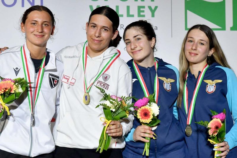 Riccione celebra Anna Torre e Pietro Gianni Mastrolitto nella sciabola Under 20