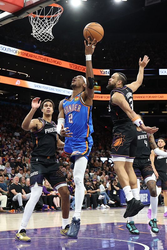 Oklahoma City Thunder fecha série com varrida sobre Phoenix Suns em grande estilo
