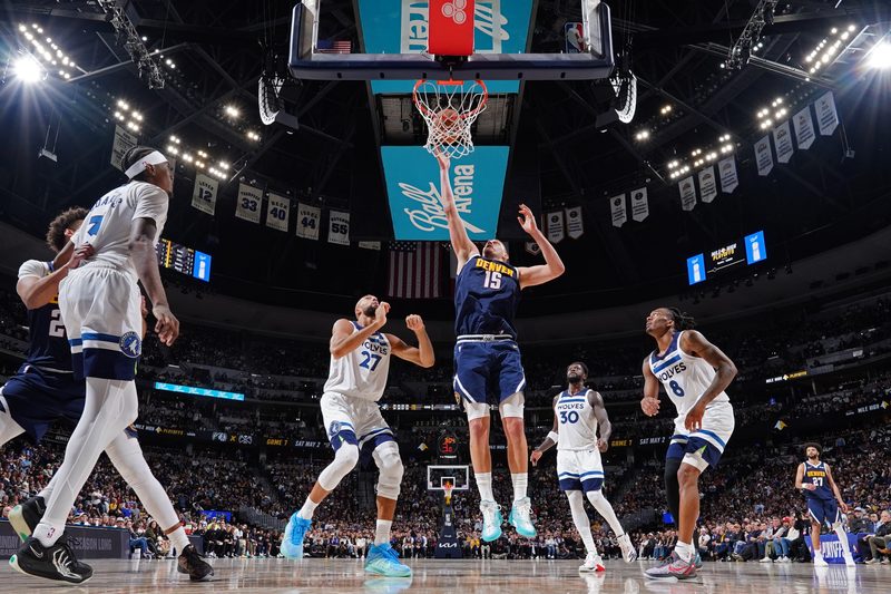 Nuggets superam Timberwolves em jogo tenso e seguem vivos nos playoffs da NBA