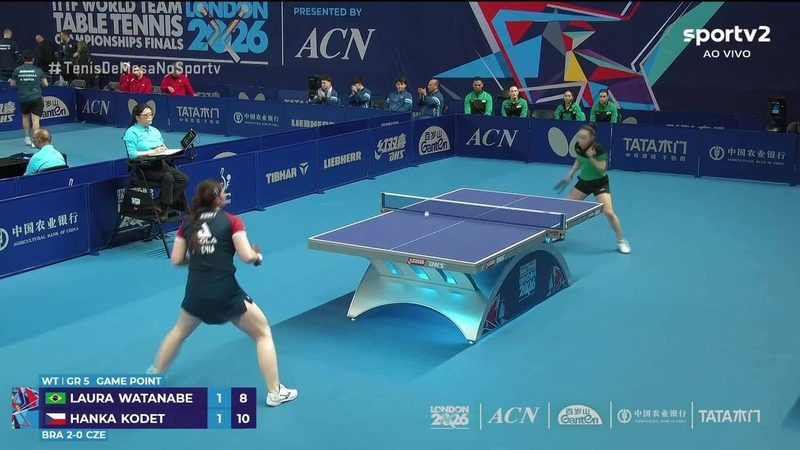 Brasil brilha e garante classificação no Mundial de Tênis de Mesa por Equipes