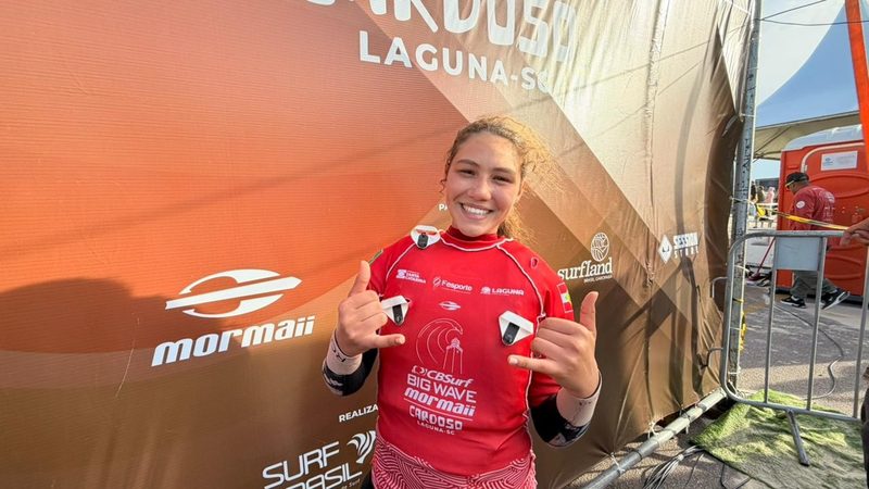Catarina Lorenzo conquista CBSurf Big Wave em emocionante disputa na Praia do Cardoso
