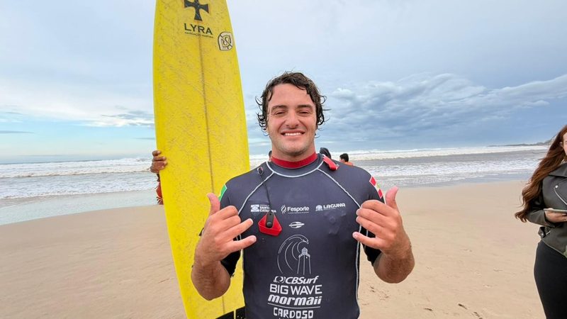 Pedro Calado conquista CBSurf Big Wave ao vencer Lucas Chumbo na final emocionante