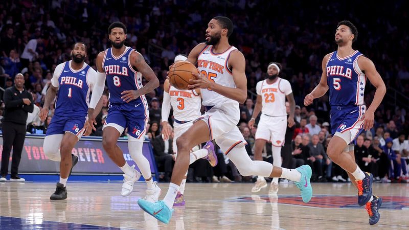 Knicks Look to Extend Historic Streak Against 76ers in Game 2 Showdown