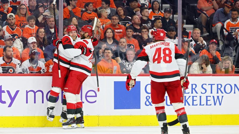 Carolina Hurricanes stehen kurz vor dem Halbfinaleinzug in den NHL-Playoffs