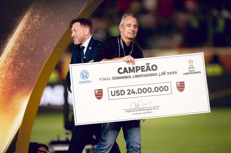 Futebol brasileiro atinge recorde de R$ 15 bilhões com Flamengo liderando em 2025