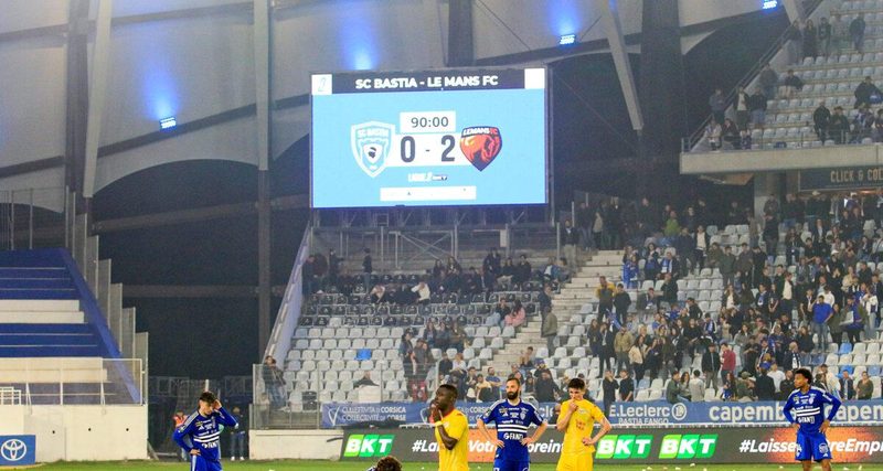Le SC Bastia rétrograde, le football corse orphelin des deux premières divisions depuis 1965