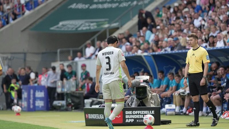 Yukinari Sugawara muss zwei Spiele für Werder Bremen pausieren