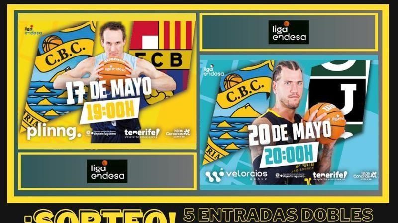 Sorteo de entradas para el baloncesto en el Pabellón Santiago Martín