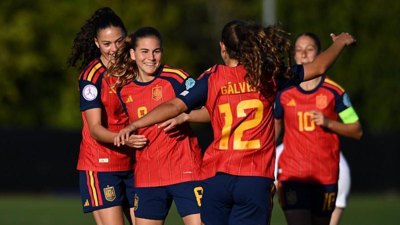 España avanza a semifinales del Europeo sub-17 femenino 2026 tras un gran desempeño