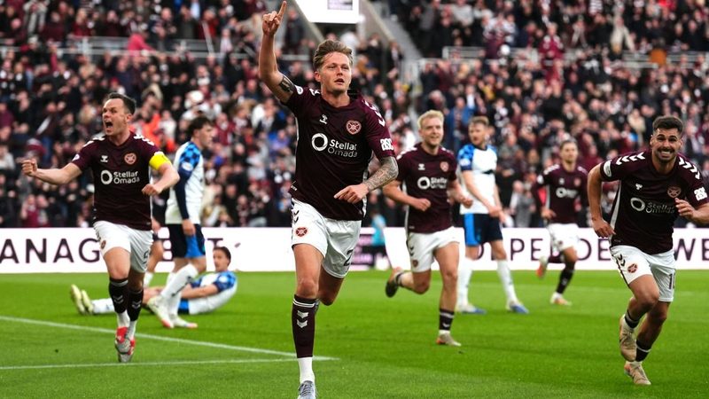 Hearts stehen vor historischem Titelgewinn gegen Celtic im Endspiel