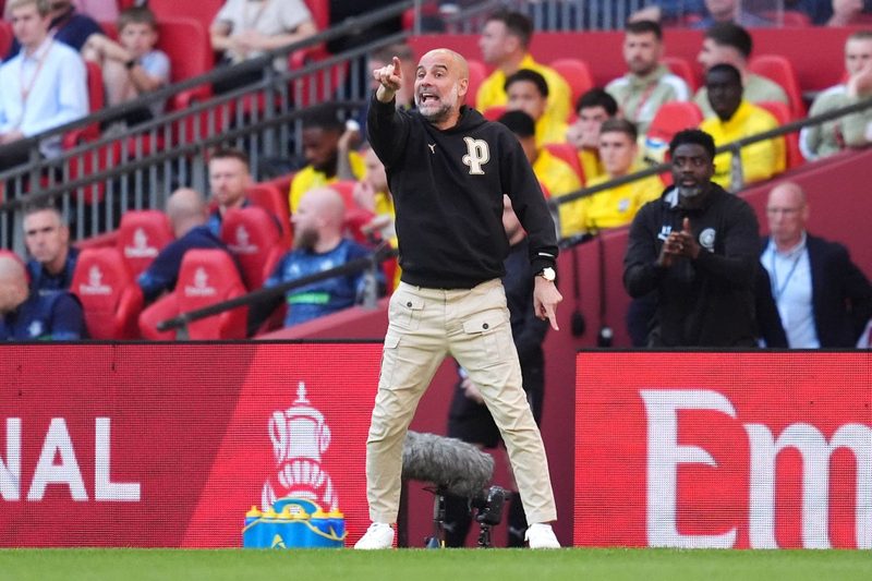 Guardiola Jokes About Having a Stand Named After Him Ahead of FA Cup Final