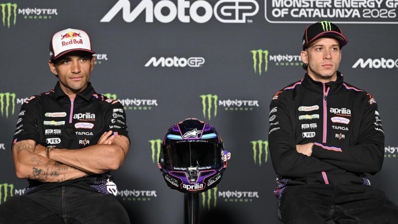 La ausencia de Marc Márquez no desanima a Jorge Martín y Bezzecchi