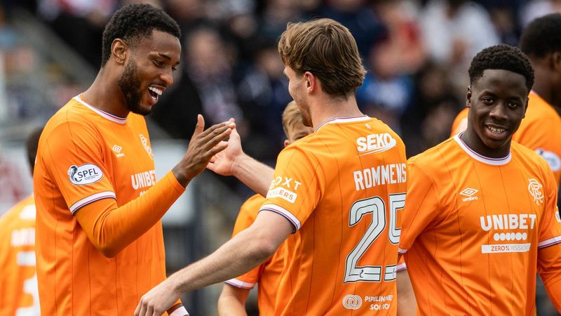 Rangers Conclude Season with Thrilling 5-2 Victory Over Falkirk, Chermiti Shines