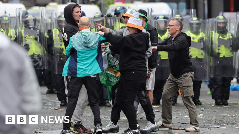 Celtic Fans Clash with Police After Celebrating Scottish Premiership Title Win