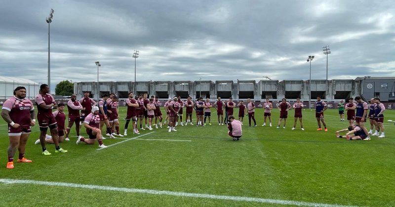L'UBB en pleine préparation : Louis Bielle-Biarrey présent malgré une blessure