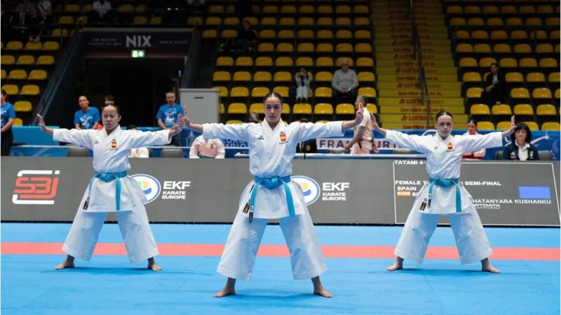 España busca el bronce en katas y kumite en el Europeo de karate