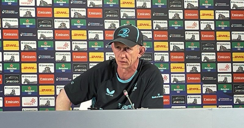 Leo Cullen : "C'est une compétition magique" avant la finale du Leinster contre l'UBB