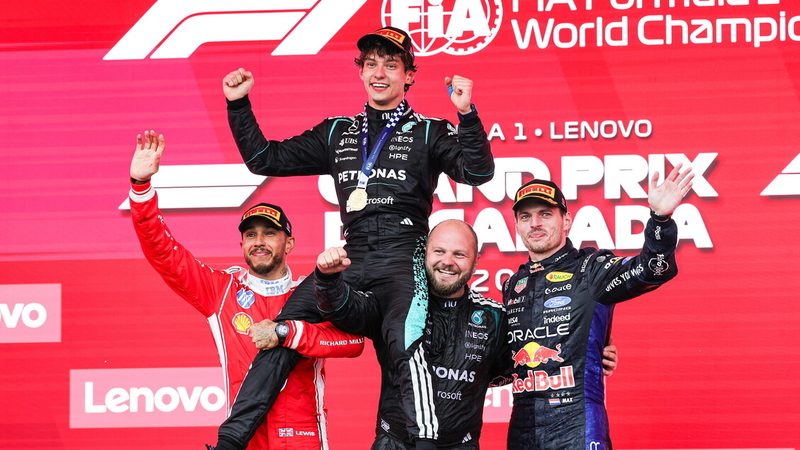Kimi Antonelli conquista il quarto successo al GP del Canada, Hamilton torna sul podio