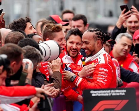 Hamilton Celebrates Second Place After Thrilling Duel with Verstappen at Canadian GP