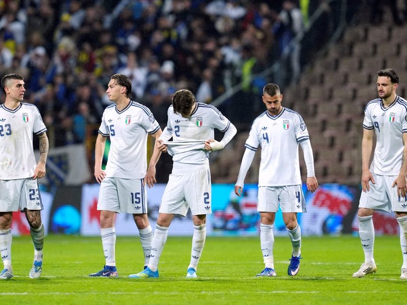 Italia inicia su renovación con una lista de jóvenes tras la dolorosa eliminación
