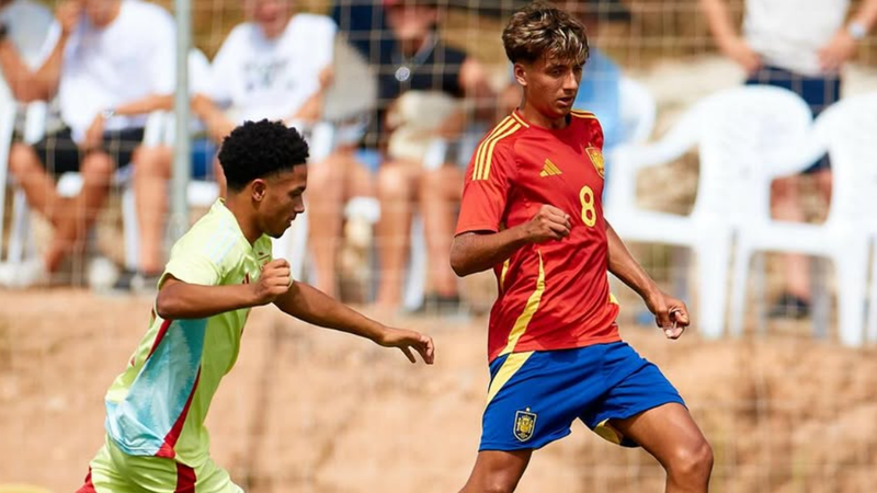 Mauro Valeiro y la Sub 17 de España se preparan para enfrentar a Bélgica en el Europeo