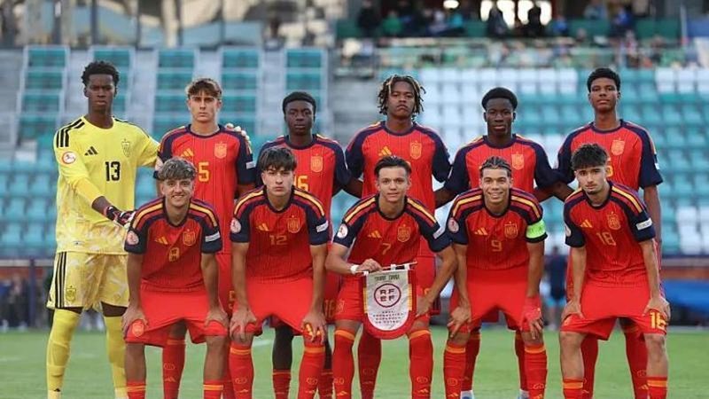 España busca reafirmar su liderazgo ante Bélgica en el Europeo sub-17 masculino