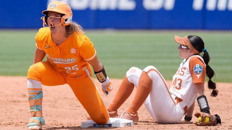 Tennessee Shocks Texas in Women's College World Series Opener