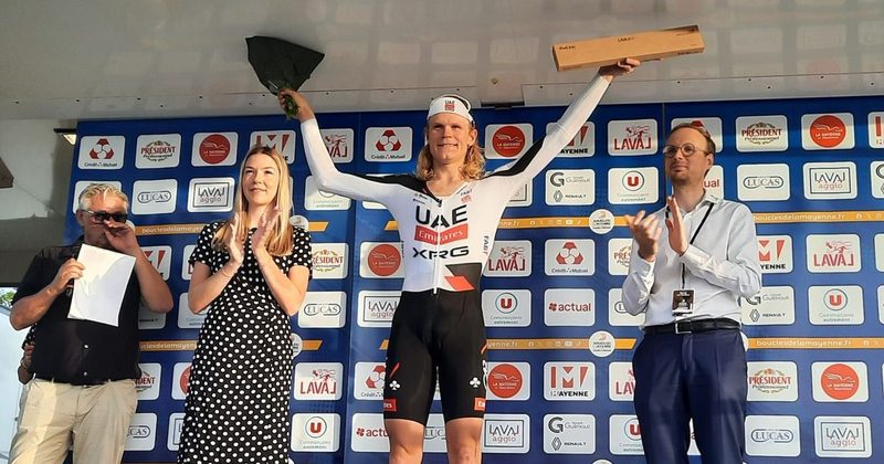 Le Danois Julius Johansen s'impose au prologue des Boucles de la Mayenne à Laval