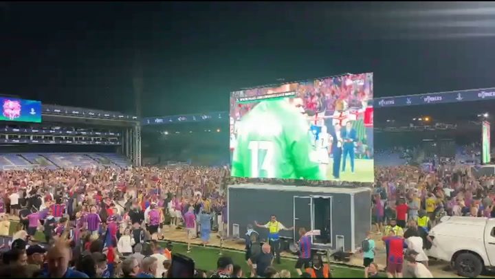 Eagles Soar: Crystal Palace Fans Celebrate Historic European Triumph