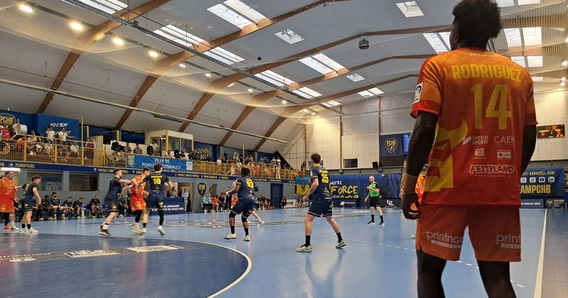 Les Vikings du Caen Handball s'imposent et prennent une option pour la finale