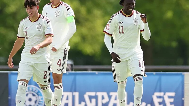 Abdou Kemo acerca a la sub 17 a semifinales con un gol decisivo ante Bélgica