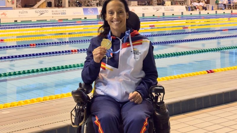 Teresa Perales conquista otro oro y establece un nuevo récord mundial a los 50 años