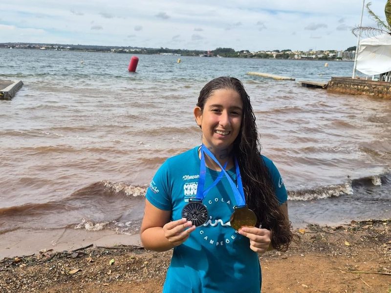 Sofia Duailibe brilha e conquista medalhas na Copa Brasil de Águas Abertas