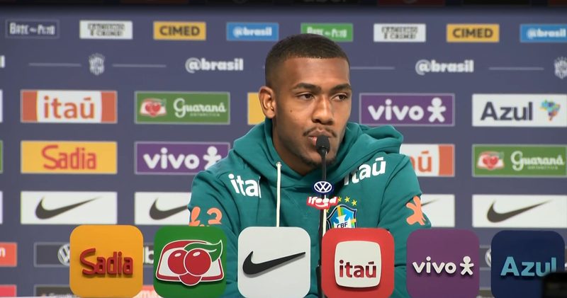 Rayan exibe confiança na Seleção e sonha com hexa: 'Se Deus quiser, vamos trazer'