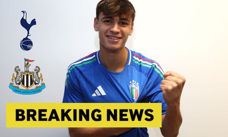 Tottenham and Newcastle Eye AS Roma's Rising Star Niccolo Pisilli